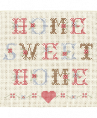 Anchor Cross Stitch Kit (ACS16) - Home Sweet Home