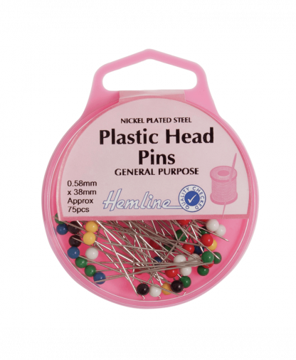Hemline - Plastic Head Pins (H678)