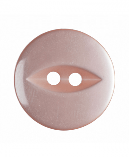 Round Fisheye Button - 26 Lignes (16mm) - Peach (G033926_5)