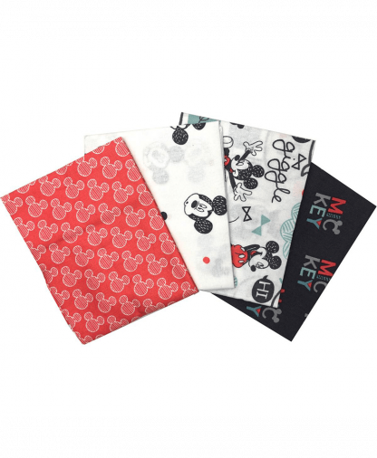Craft Cotton Co - Disney Mickey Mouse Fat Quarters - White