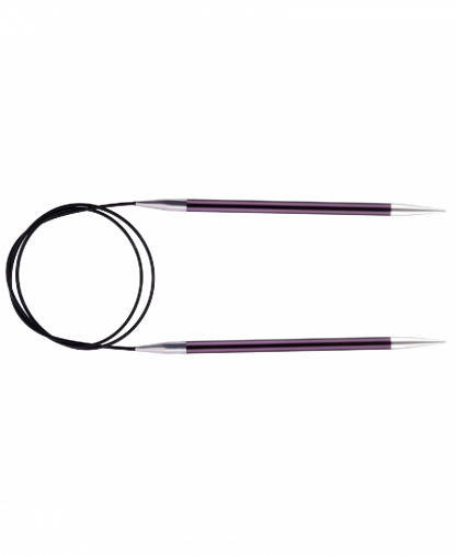 Knit Pro Fixed Circular Knitting Needles - Zing 80cm - 6.00mm (KP47133)