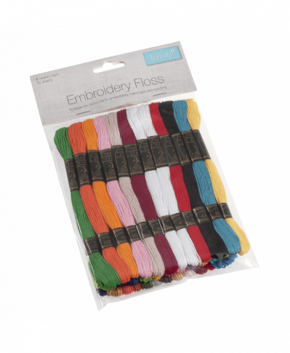 Trimits Embroidery Thread - Brights Pack of 36 (FLOSS1)