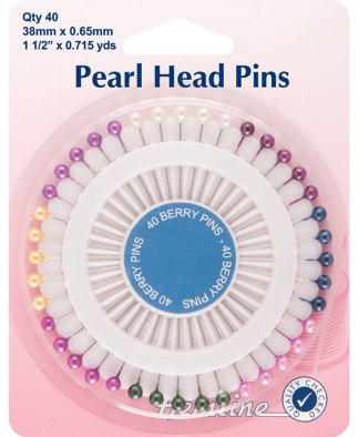 Hemline - Pearl Head Pins (H669)