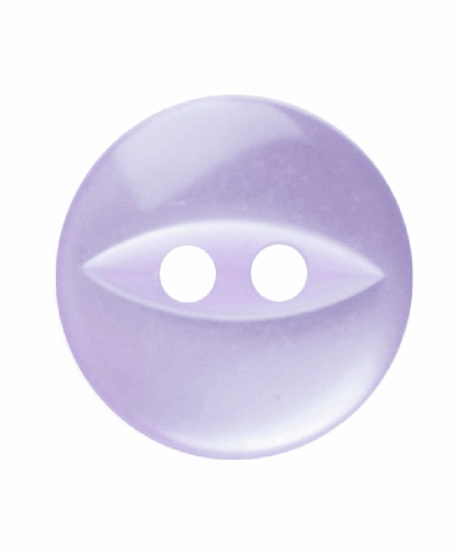Round Fisheye Button - 18 Lignes (11mm) - Lilac (G033918_011)