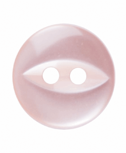 Round Fisheye Button - 18 Lignes (11mm) - Peach (G033918_005)
