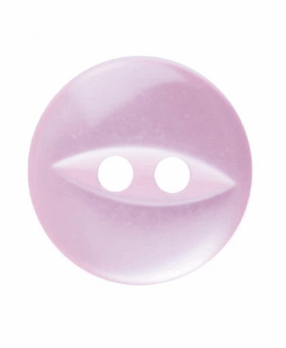 Round Fisheye Button - 18 Lignes (11mm) - Pink (G033918_039)