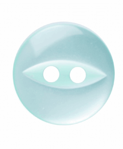 Round Fisheye Button - 18 Lignes (11mm) - Turquoise (G033918_035)