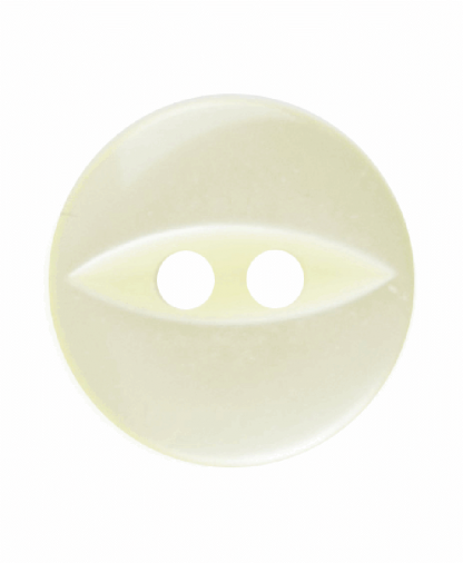 Round Fisheye Button - 18 Lignes (11mm) - Yellow (G033918_003)