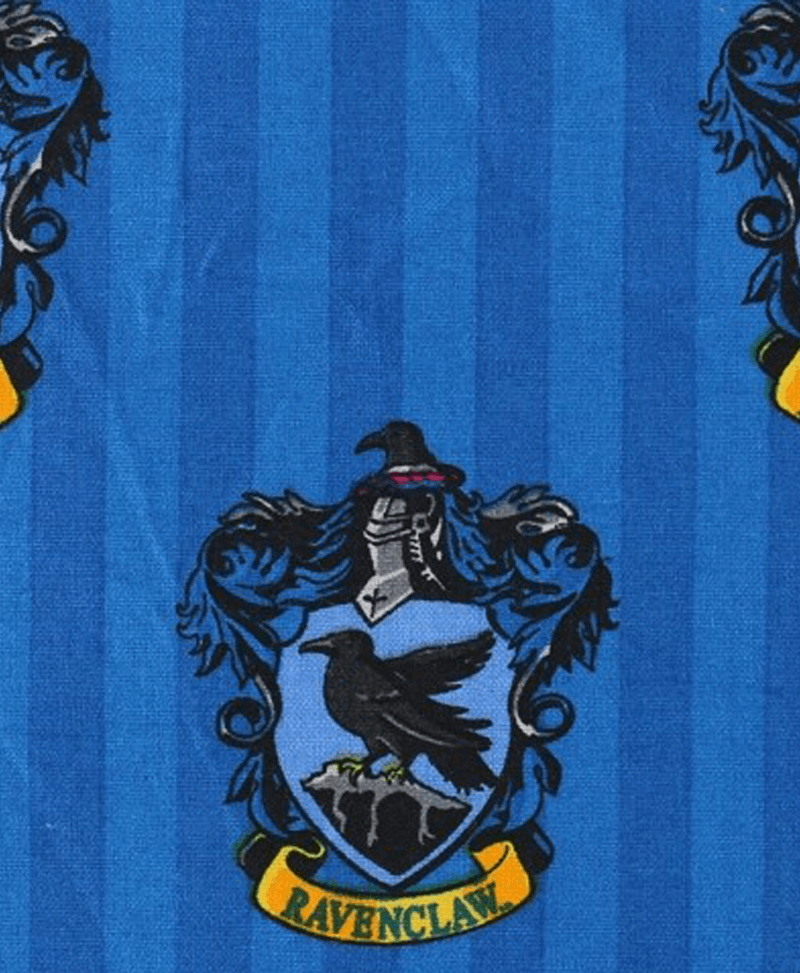 FS635_2 Harry Potter Ravenclaw Cotton Fabric Design Craft 