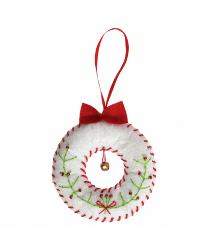 Trimits - Make Your Own Felt Decoration Kit - Wreath (GCK003)