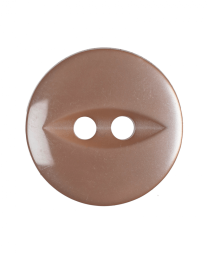 Round Fisheye Button - 22 Lignes (14mm) - Beige (G033922_27)