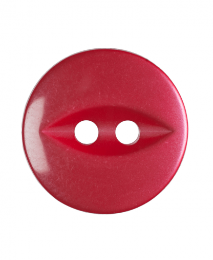 Round Fisheye Button - 22 Lignes (14mm) - Light Red (G033922_8)