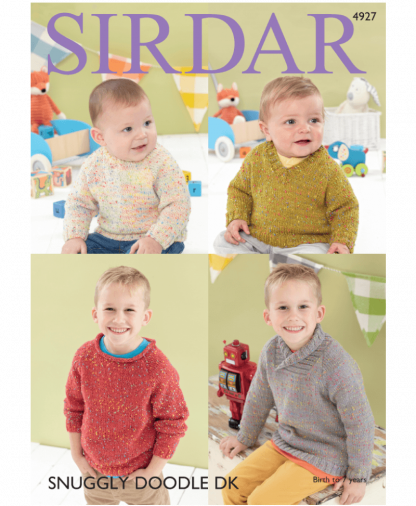 Sirdar 4927 Sweaters in Snuggly Doodle DK