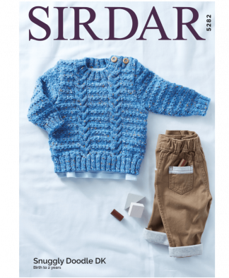 Sirdar 5282 Sweater in Snuggly Doodle DK
