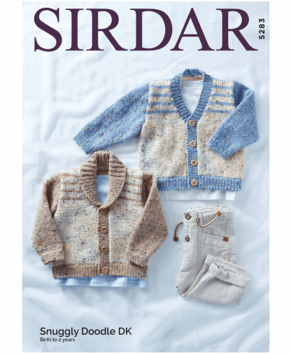 Sirdar 5283 Cardigans in Snuggly Doodle DK