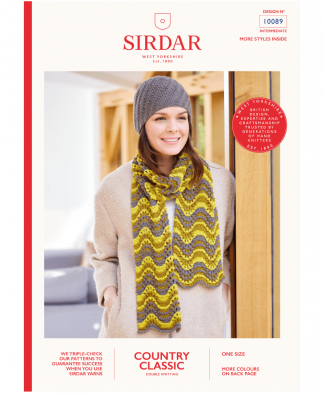 Sirdar 10089 Hat and Scarf in Country Classic DK