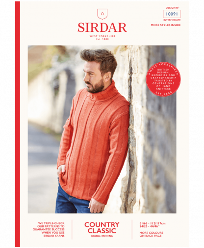 Sirdar 10091 Sweater in Country Classic DK