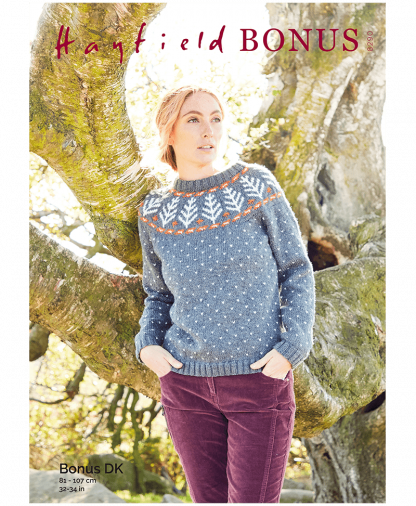 Sirdar 8290 Sweater in Hayfield Bonus DK