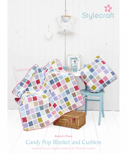 Stylecraft Special DK Candy Pop Blanket and Cushion Cover Colour Pack