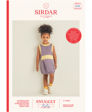 Sirdar 2544 Girls Dress in Snuggly Replay