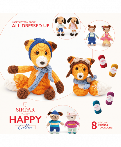 Sirdar Happy Cotton Amigurumi All Dressed Up - Book 5