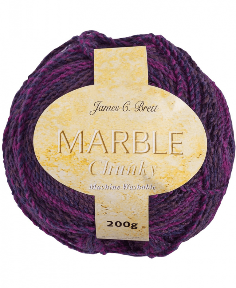 James C Brett Marble Chunky Wool and Crafts Buy yarn, wool, needles