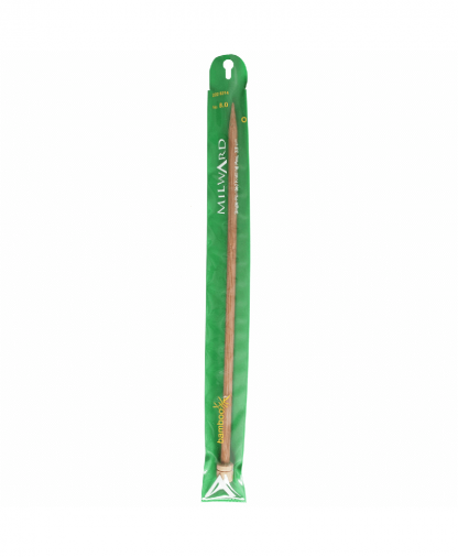 Milward Bamboo Single Point Knitting Needles - 33cm - 8.00mm (2226314)