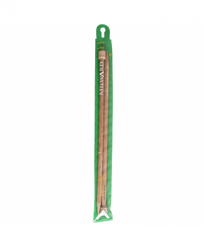 Milward Bamboo Single Point Knitting Needles - 33cm - 9.00mm (2226315)