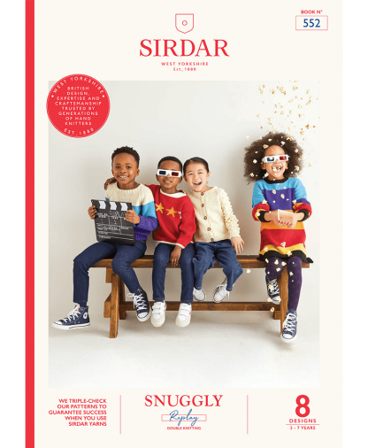 Sirdar 552 Movie Night in Snuggly Replay Pattern Book