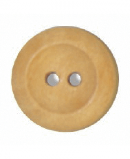 Round Olive Wood Button - Size 24 (15mm) (G176324)