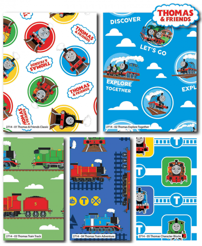 Craft Cotton Co - Thomas and Friends - Fat Quarters (2714-00)