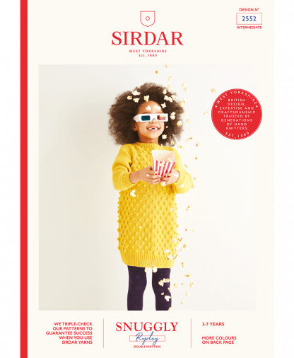 Sirdar_2552_Kids_Dress_in_Snuggly_Replay_DK