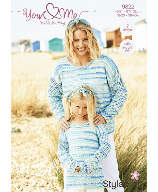 Stylecraft 9822 Cardigan and Sweater in You & Me (Leaflet)