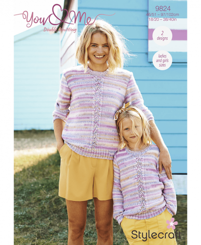 Stylecraft 9824 Cardigan and Sweater in You & Me (Leaflet)