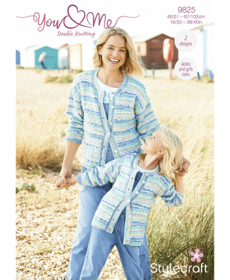Stylecraft 9825 Cardigan and Sweater in You & Me (Leaflet)