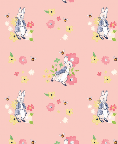 Craft Cotton Co - Peter Rabbit - Flowers and Dreams - 05 Floral Bee (2727-05)