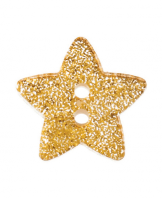 Glitter Star Button Size 28 (18mm) - G438128