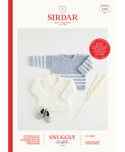 Sirdar 5393 Sweaters in Snuggly Snowflake Chunky