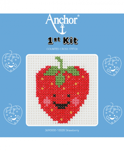 Anchor 1st Kit Counted Cross Stitch - Strawberry (10028)