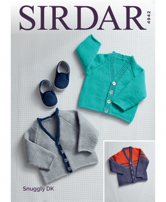 Sirdar 4942 Children's Cardigans in Snuggly DK