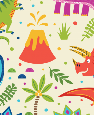 Craft Cotton Co - Dino World - Fabric Collection
