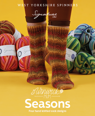 West Yorkshire Spinners Signature 4 Ply - Winwick Mum Seasons Sock Pattern Collection