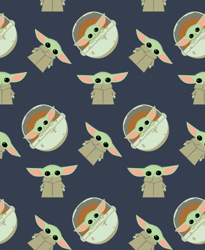 Craft Cotton Co - Star Wars Fabric Collection - Mandalorian The Child (73800105)