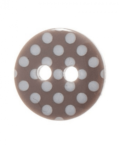Round Spot Button Size 24 (15mm) - Grey (40)