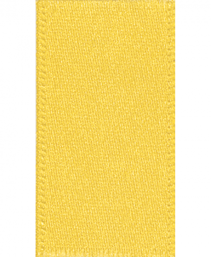 Berisfords Newlife Satin Ribbon - 25mm - Yellow (679)