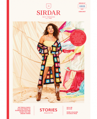 Sirdar 10525 Coat'Chella Jacket in Sirdar Stories DK