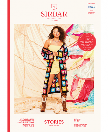 Sirdar 10525 Coat'Chella Jacket in Sirdar Stories DK