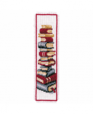 Vervaco Counted Cross Stitch Kit Bookmark - Books