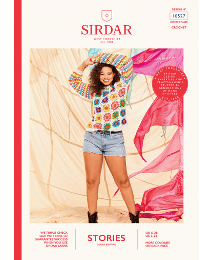 Sirdar 10527 Crowd Surf Sweater in Sirdar Stories DK