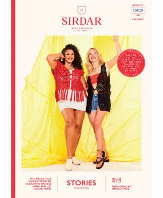 Sirdar 10529 Fringe Benefits Vest in Sirdar Stories DK